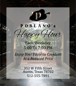 Poblano's Happy Hour Web Ad